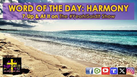 WORD OF THE DAY: GENESIS 01:10 - HARMONY