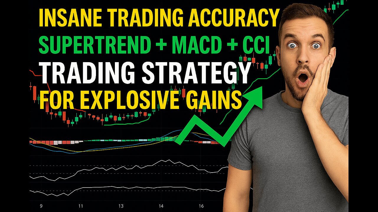 📈 Insane Trading Accuracy! Supertrend + MACD + CCI Trading Strategy For Explosive Gains