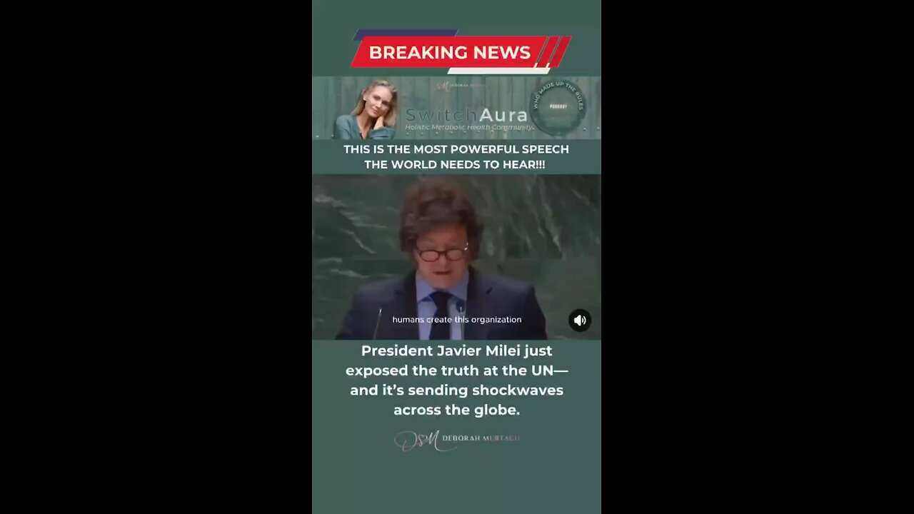 Javier Milei is Exposing the about our world