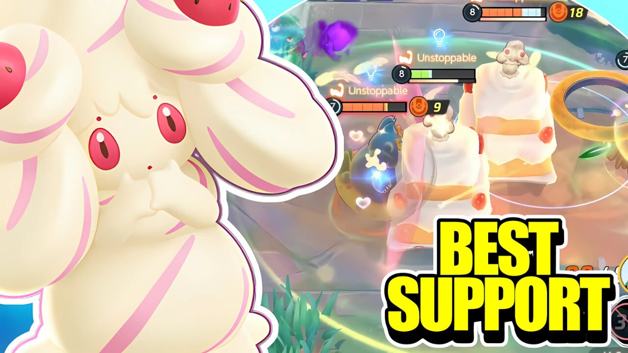 Alcremie Is the Best Support in the Meta Right Now… No Debate 💯 | Pokemon Unite