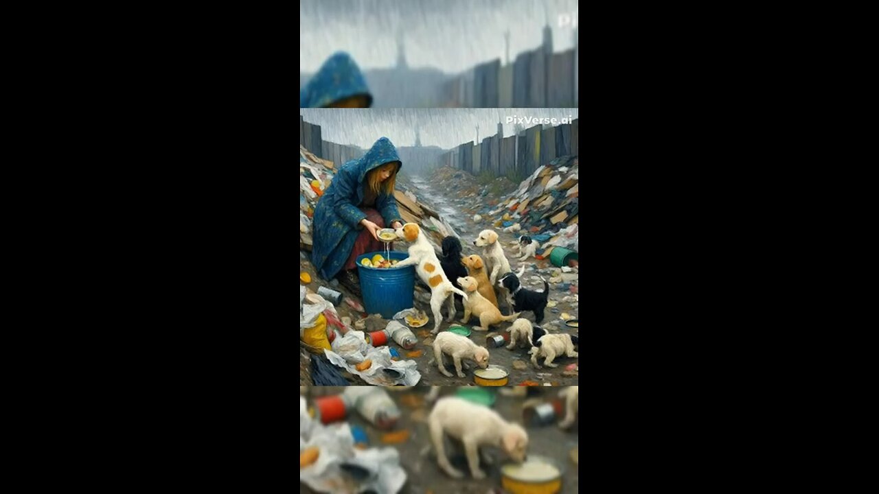 Feed the homeless dogs.