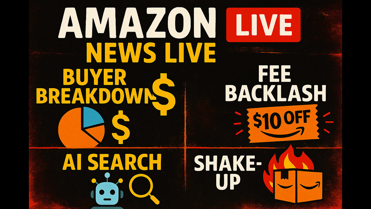 Amazon News Live: Buyer Breakdown, Fee Backlash & AI Search Shake-Up