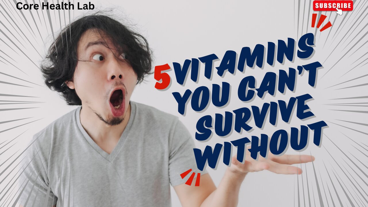 Top 5 Vitamins Your Body NEEDS Daily! (Deficiency Warning Signs)