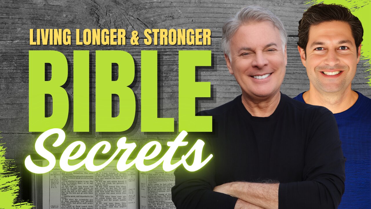 Dr. Rubin Reveals New Bible Secrets to Living Longer and Stronger