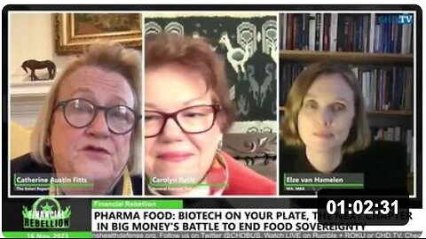 PHARMA FOOD: Biotech on Your Plate With Elze van Hamelen and Catherine Austin Fitts