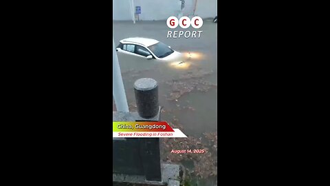 #China #Foshan #Guangdong #TyphoonPodul #flood #emergency #climate #destruction #anomaly #weather