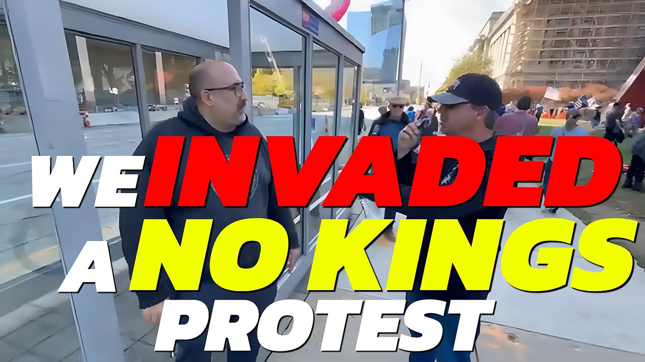 We INVADED A NO KINGS PROTEST!
