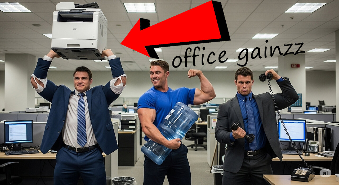 💪 Gym Bros Take Over the Office & Science Labs! | AI Compilation 😂
