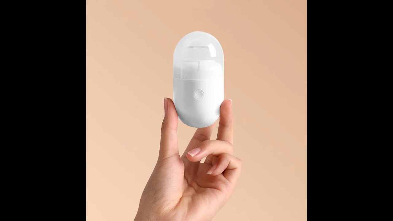 Mini Wireless Rechargeable Desktop Capsule Vacuum Cleaner, for Desktop, Keyboard, Pencil Shavings