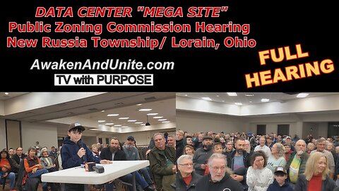 Data Center "Mega Site" Public Hearing (FULL HEARING) Zoning Commission Lorain County, Ohio