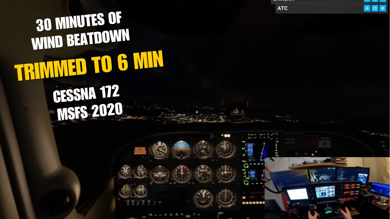 🌪️ Brutal WIND Flight 🌌 Bratislava 🇸🇰 ➤ Piešťany 🇸🇰 | MSFS 2020 | Missed Runway Landing!