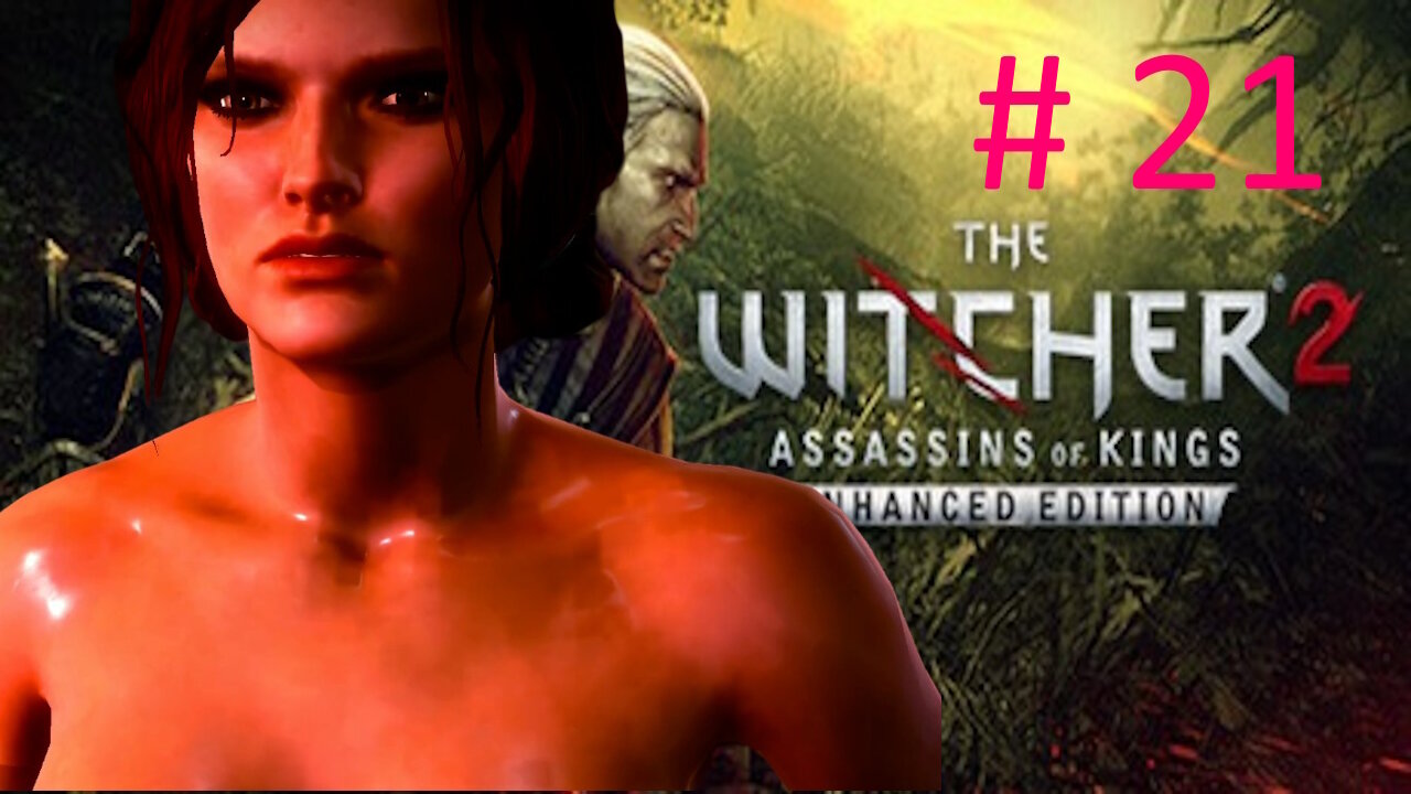 Let's Play Witcher 2 BLIND # 21 - Bath Time