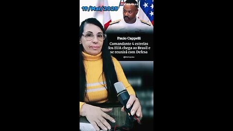 Comndante Americano ficara 3 dias no Brasil
