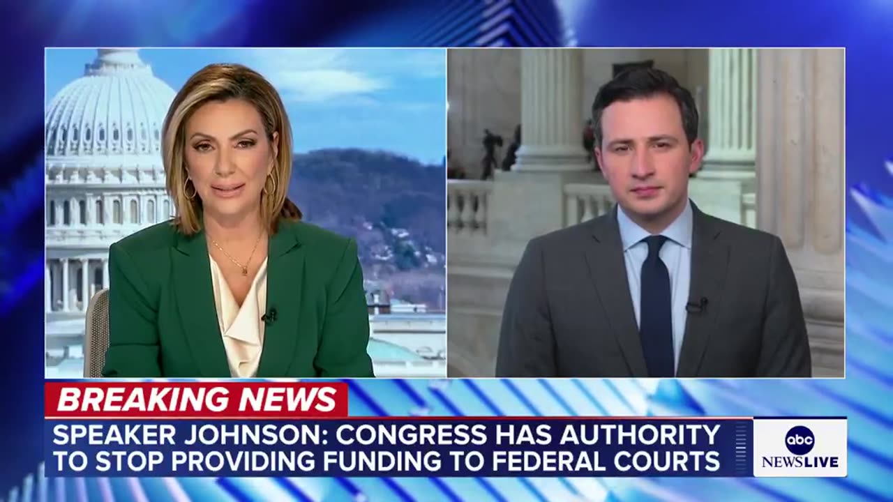 Speaker Johnson Issues Warning: Congress Has the Authority to Defund and Disband Federal Courts