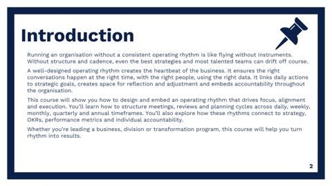 Mastering Operating Rhythms (Part 1): Drive Alignment Execute with Discipline. | High Impact Academy