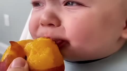 "Baby Tries Sour Fruits for the First Time | Hilarious Reaction!"