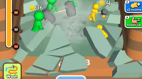 Dig Dig ASMR - Gameplay Part 1 Stickman Dig Deep Idle (iOS, Android)