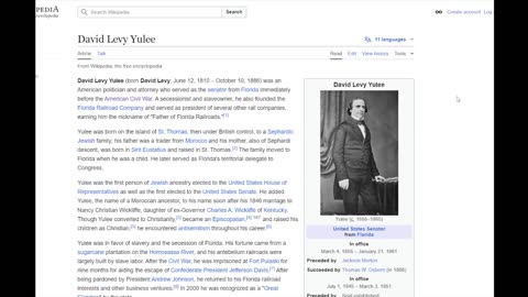 The Secretary of State of the Confederacy Was Jewish