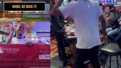 After winning over $1.3 million at a casino, a man’s first call was to his mother: