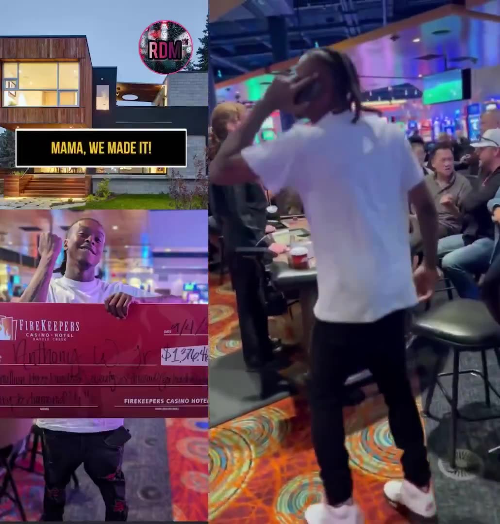 After winning over $1.3 million at a casino, a man’s first call was to his mother: