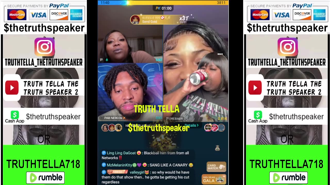 QUEEN TOMIKAY MIDNIGHT TEAM PK WITH DREBABY & PABLO NERO EXPOSING DAREALSUPABIHH & HIS LIES