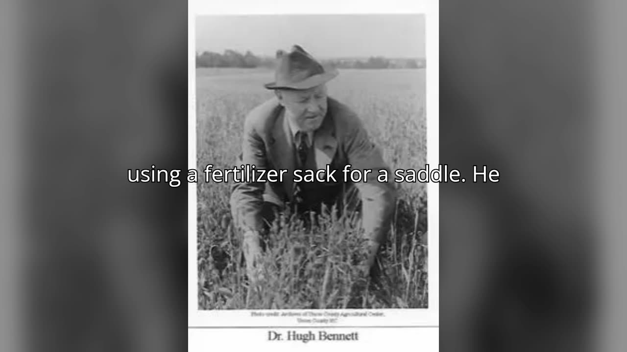 Man predicts the Dust bowl