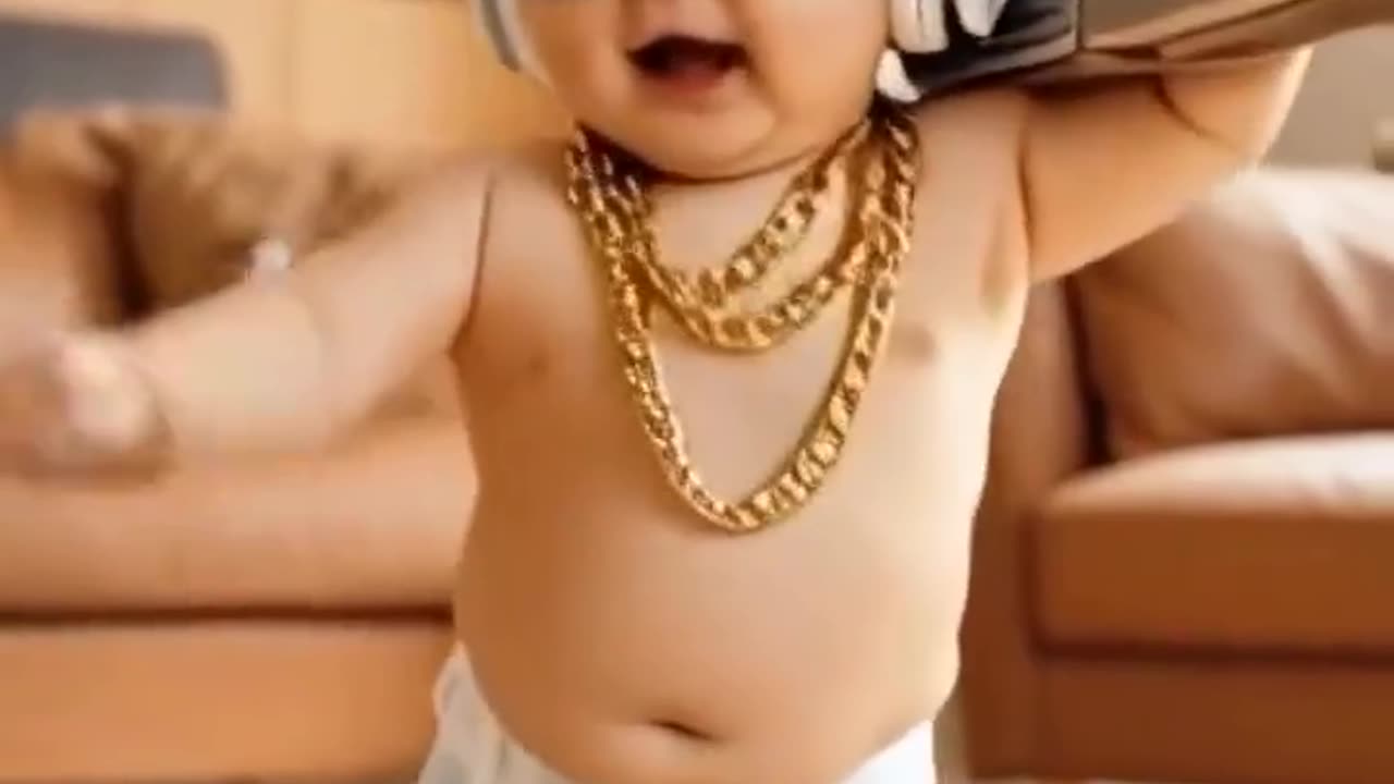 Funny baby 🤣🤣