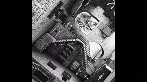 Vid recreates the impossible, maze-like world from famous artwork “Relativity.”