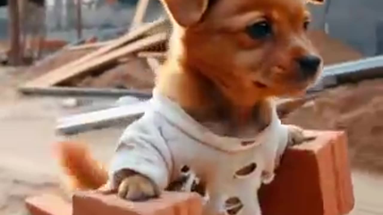 Both of them made fun of the poor puppy