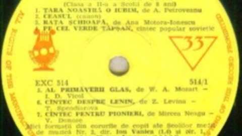 Corurile de copii ale scolilor medii muzicale nr.1 si 2-Cantec pentru Lenin