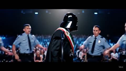 Darth Vader, NUEVO PRESIDENTE MEXICANO! #darthvader #starwars #veo3 #mexico #ia