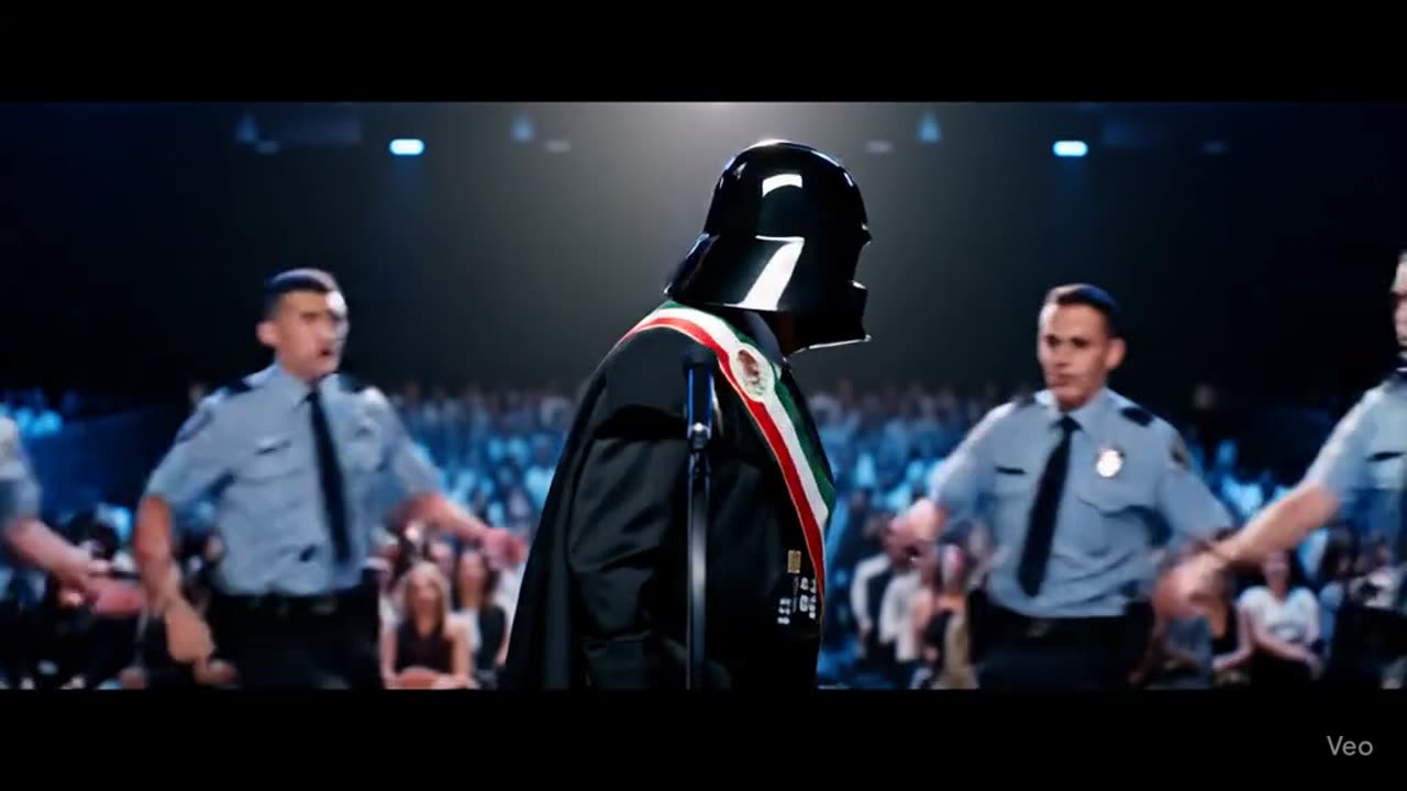 Darth Vader, NUEVO PRESIDENTE MEXICANO! #darthvader #starwars #veo3 #mexico #ia
