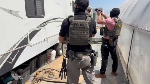 #EXCLUSIVE Arrests made as 3 illegal marijuana grow operations are dismantled in Riverside County CA