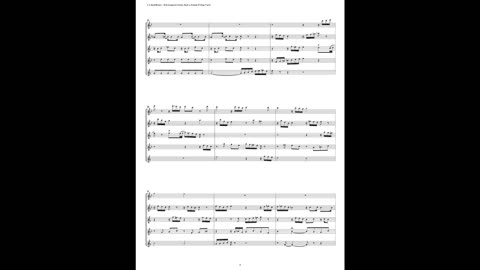 J.S. Bach - Well-Tempered Clavier: Part 2 - Prelude23 (Saxophone Quintet)