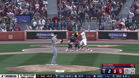 MLB The Show 25 St Louis Cardinals Franchise Game 1 Twins Vs Cardinals CPU Vs CPU