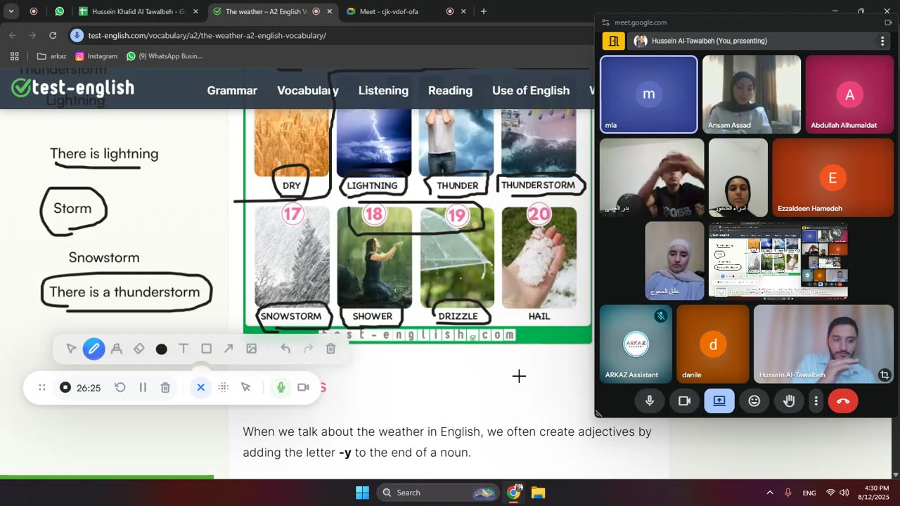 ‏Fluency Builders-A1 (11) Weather
