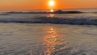 The sunset is so beautiful