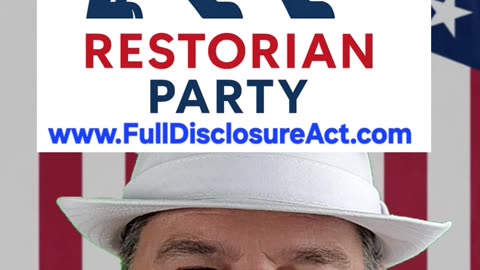 THE RESTORIAN POLITICAL PARTY - RESTORE THE REPUBLIC