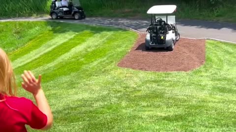 BOSS COMING THROUGH!!!😎⛳️🎵🎵🎵