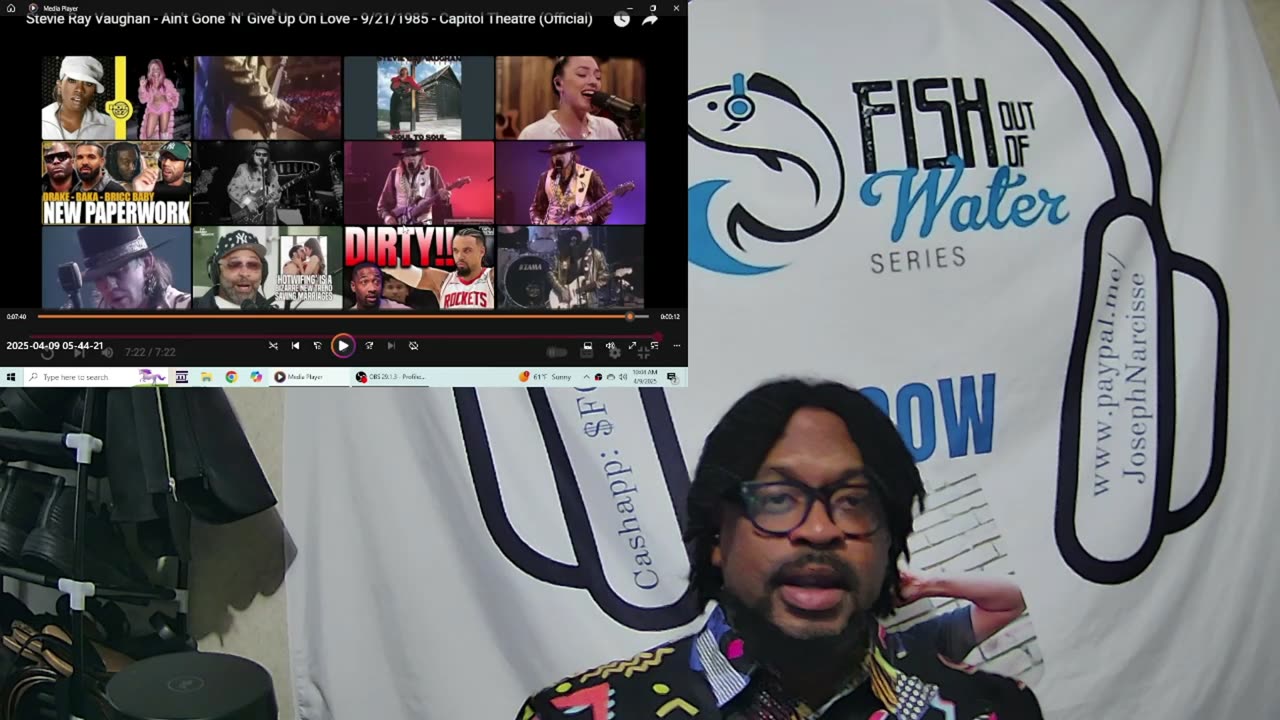 Stevie Ray Vaughan Aint Gone N Give Up On Love Live Reaction