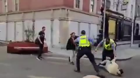 Islamist Abdullah Khan stabs an Irish policeman to prove he's boss. Eventually,