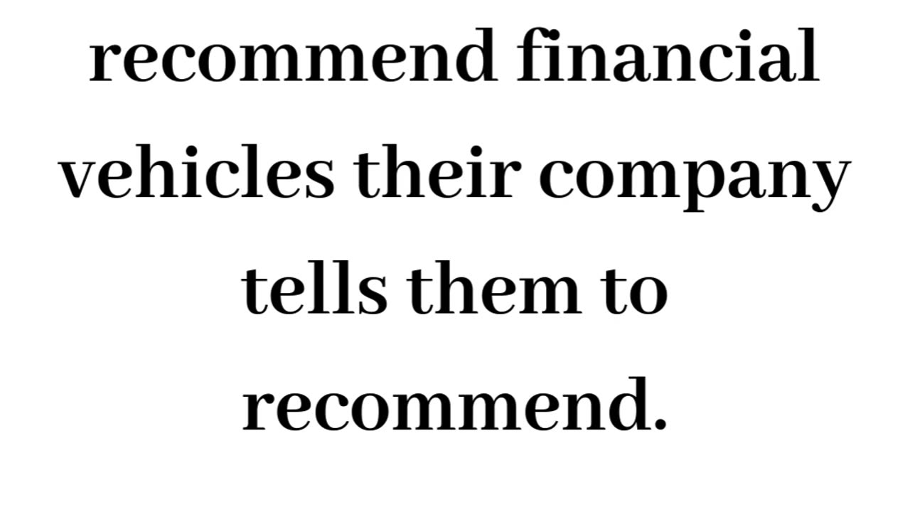 Why hasn't my financial advisor not told me about this