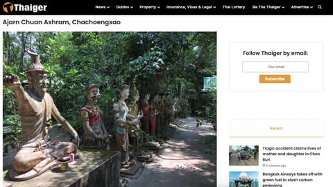 Master GongSun Taoism - Taoism Applied to News - Thailand's Most Haunted Places - Statues