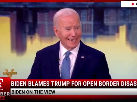 Biden Blames Trump For Open Border Disaster