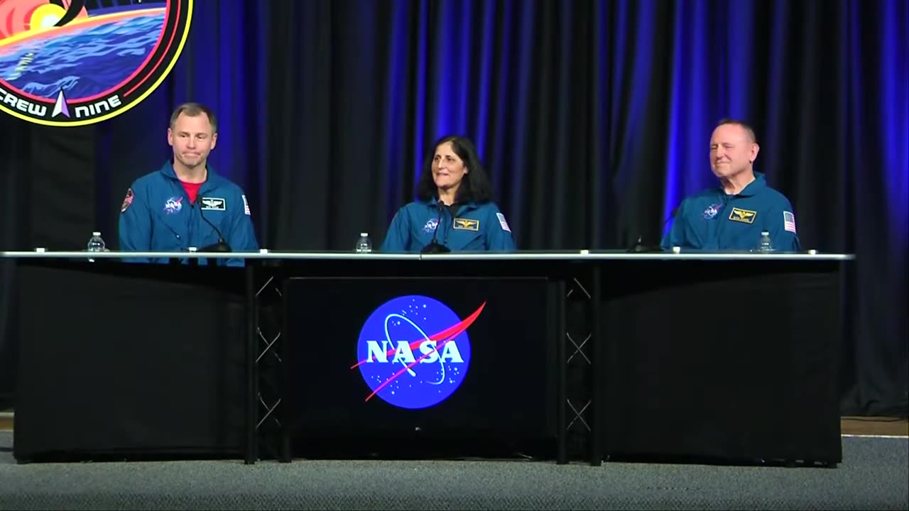 NASA's SpaceX crew-9 holds post-flight news conference
