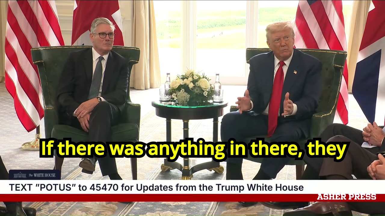 President Trump says the Democrats may have planted something in the Epstein files 07.28.2025