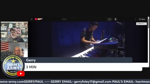 GIDEONS ARMY LIVE FRIDAY 8/1 @ 930 AM EST..