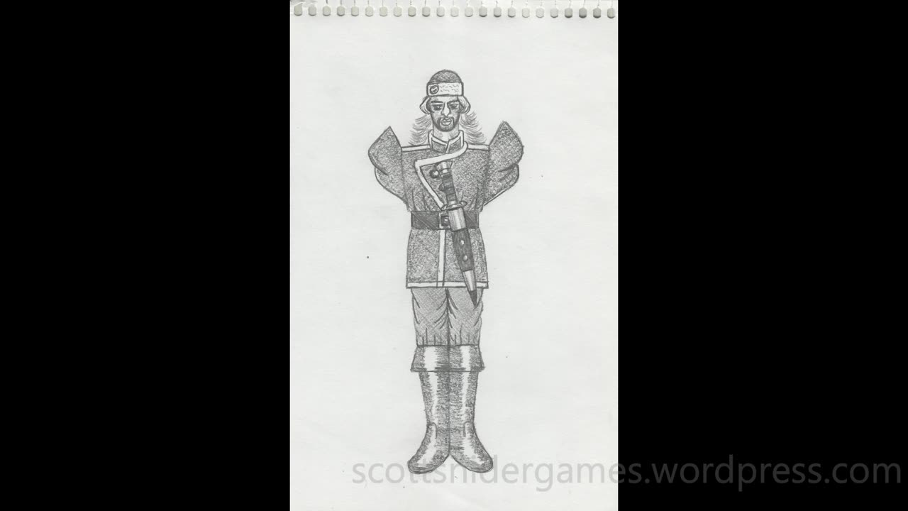 Soldier Pencil Sketch Video #38 (10-19-2025)