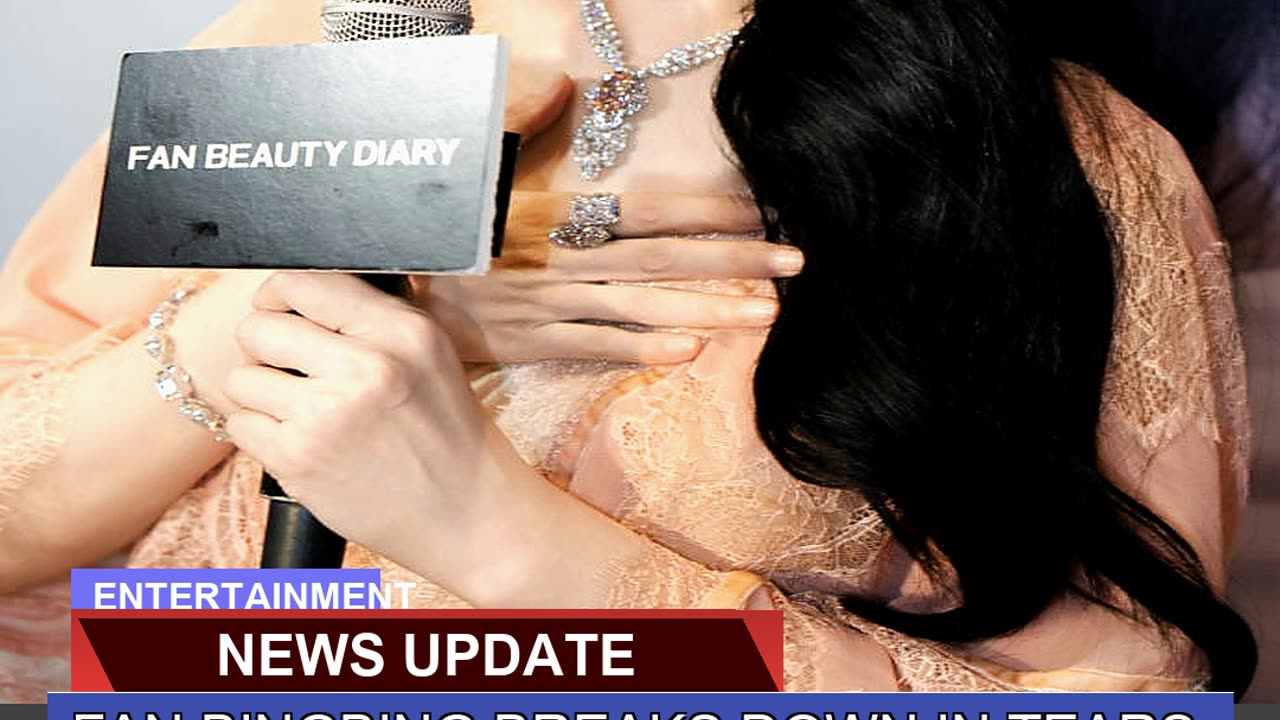 Fan Bingbing Breaks Down in Tears After Heartfelt