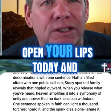 🗣️🔥 One word you RELEASE = heaven turns into a SYMPHONY! 🎺💥